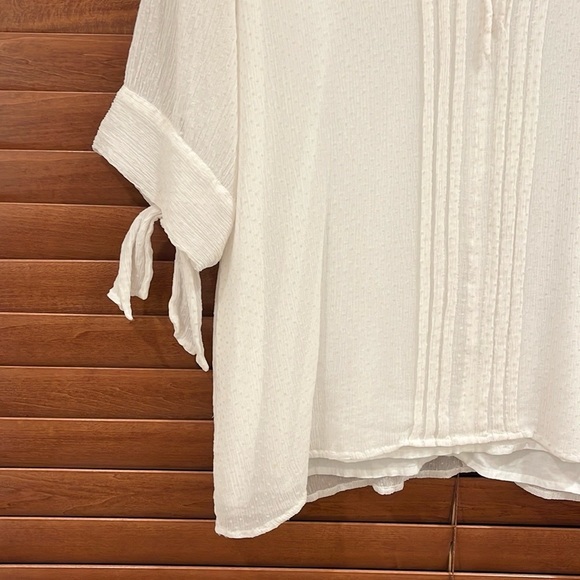 Birgitte Herskind Silk Caisa Swiss Dot Short Sleeve Blouse - Picture 6 of 16